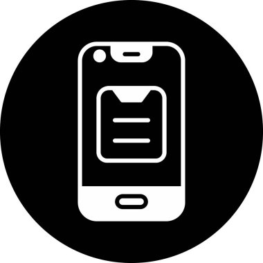 telefon vektör simgesi modern basit tasarım illüstrasyonu