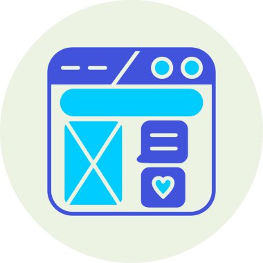 Takvim simgesinin vektör illüstrasyonu