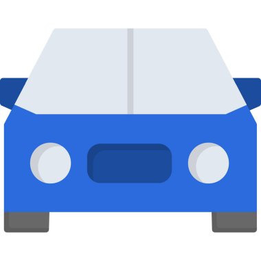 araba simgesi vektör illüstrasyonu