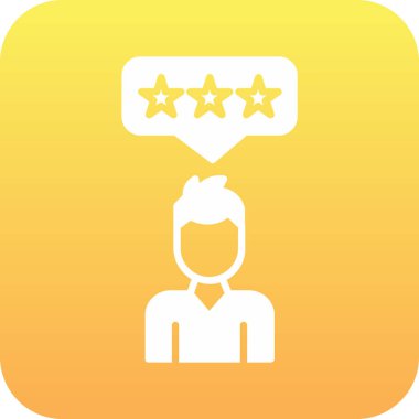 Geri bildirim derecelendirme simgesi. vektör illüstrasyonu