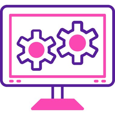 seo modern simgesinin vektör illüstrasyonu