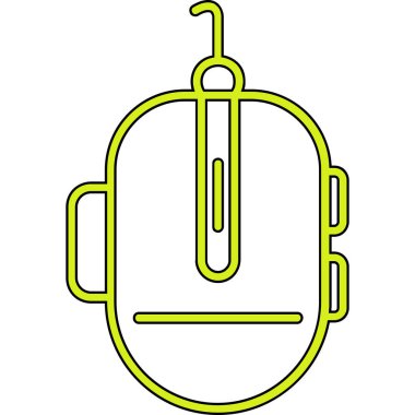 Çizgi film simgesinin vektör illüstrasyonu