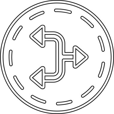 ok simgesi vektör illüstrasyonu