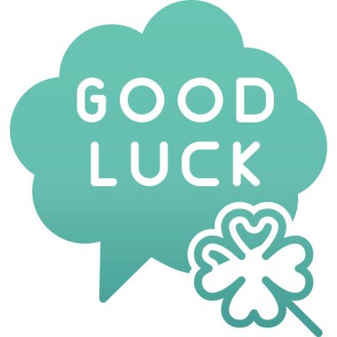 İyi şanslar. Vektör çizimi. İyi şanslar.