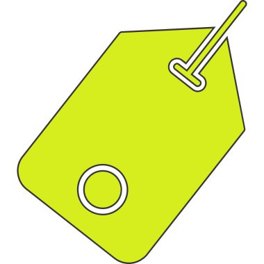 Beyaz arka plan üzerinde izole etiketi etiket