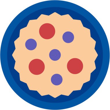 Yemek. Web simgesi basit illüstrasyon