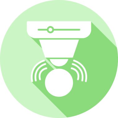 cctv düz vektör simgesi