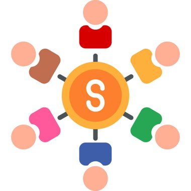 iş insanları vektör simgesi