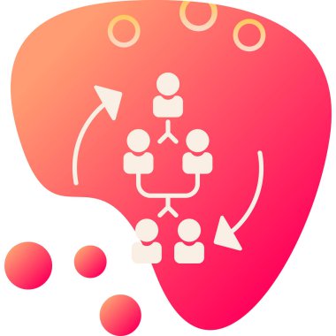 Beyin kavramının vektör modern illüstrasyonu