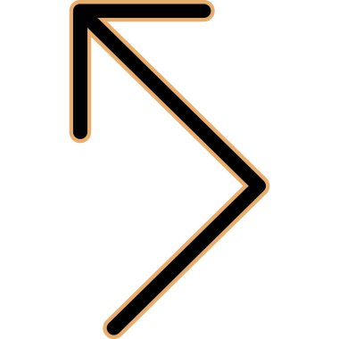 ok simgesi vektör illüstrasyonu