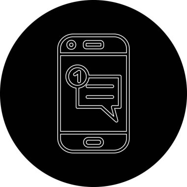 vektör sohbet web simgesi