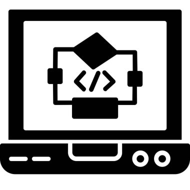 bir ağ simgesine sahip dizüstü bilgisayar, vektör illüstrasyon tasarımı