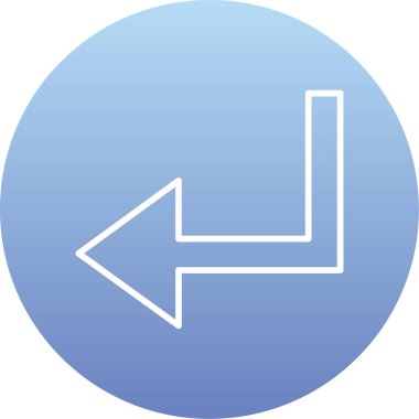 ok simgesi, vektör illüstrasyonu basit tasarım