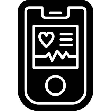 cep telefonu ikonu vektör illüstrasyonu