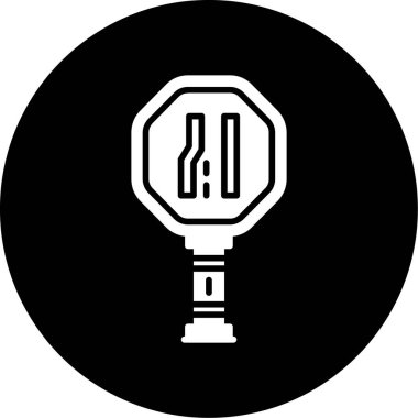 ampul simgesi vektör illüstrasyonu