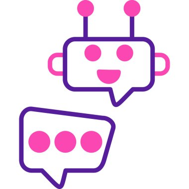 konuşma kabarcığı vektör çizimi