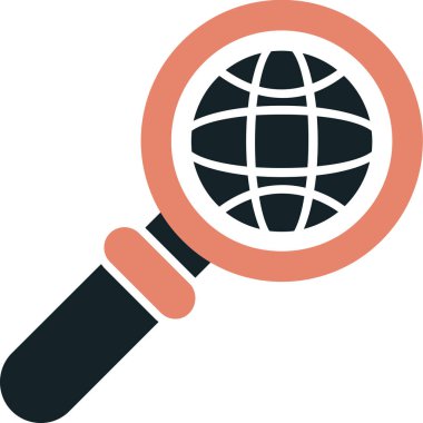 Arama yeri. Basit illüstrasyon