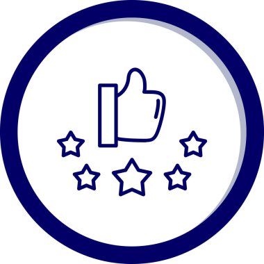 trend biçiminde başparmak simgesi