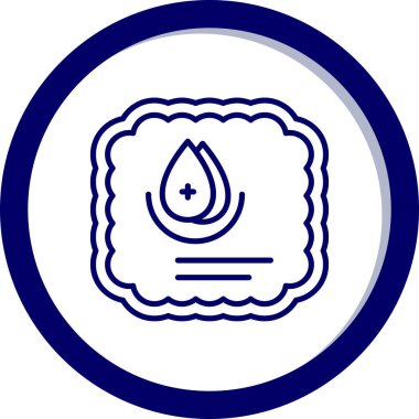 Bırak. Web simgesi basit illüstrasyon