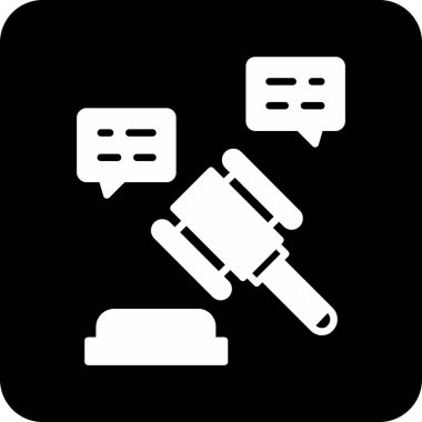 kanun simgesi vektör illüstrasyonu