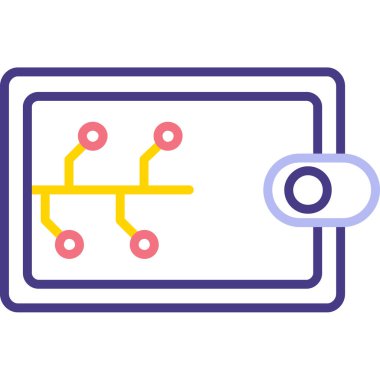 Kolayca düzenleyebilen ve düzenleyebilen Veri Analizi Vektörü simgesi