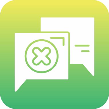 mesaj sohbet simgesi soyut arkaplanda izole edildi