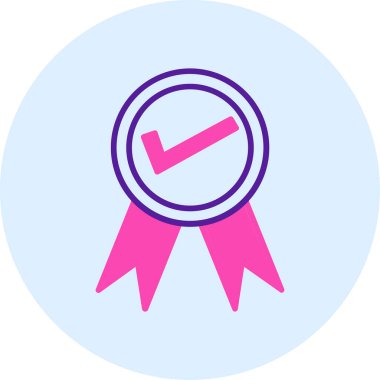 Madalya. Web simgesi basit illüstrasyon