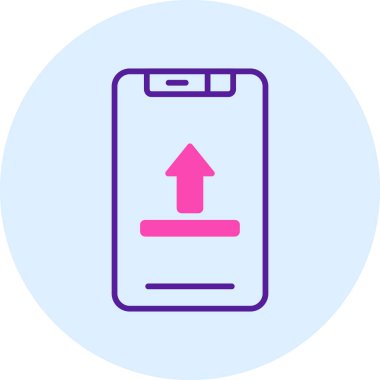 - Telefon. Web simgesi basit illüstrasyon