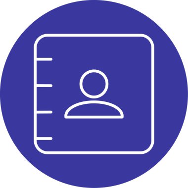 Bir insan simgesinin vektör illüstrasyonu