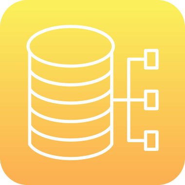 vektör sunucu simgesi, sunucu, sunucu