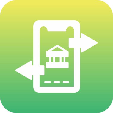 banka uygulama vektör simgesi