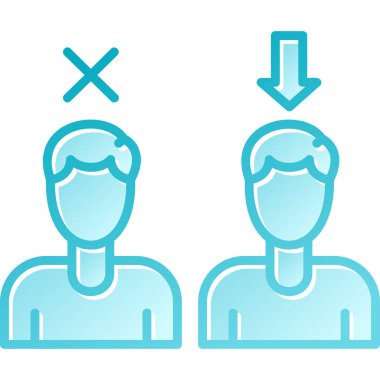 Sanal gerçeklik gözlüklü bir kadının vektör çizimi