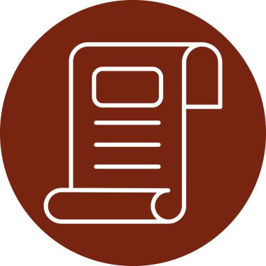 Kağıt yaprağının vektör simgesi