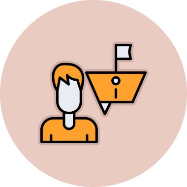 vektör insanlar simge illüstrasyonu