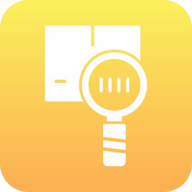 Büyütme cam simgesi vektör illüstrasyonu