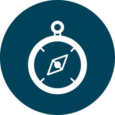 pusula simgesi modadan izole edilmiş arkaplan