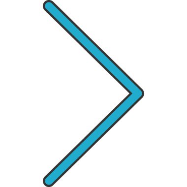 ok simgesi tasarım vektörü çizimi