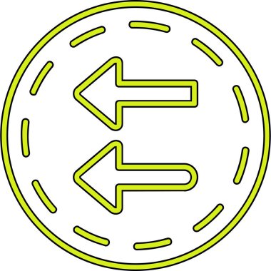 Yön oku. Basit tasarım