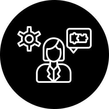 iş simgesi vektör illüstrasyonu