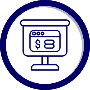 seo modern simgesinin vektör illüstrasyonu