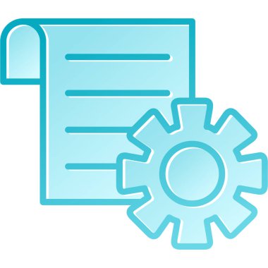 vites ayarları izole simgesi