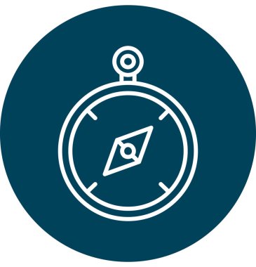 pusula simgesi modadan izole edilmiş arkaplan