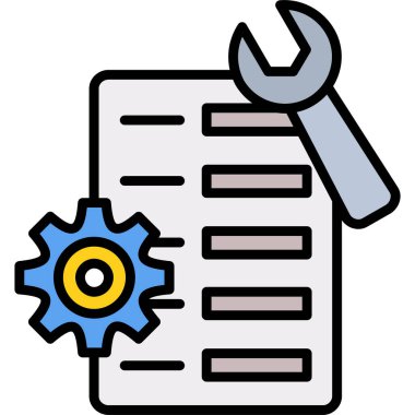 bakım dişli ayarları simgesi