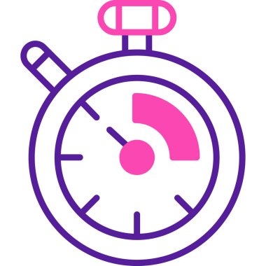 Hızlı Zaman web simgesi, vektör illüstrasyonu