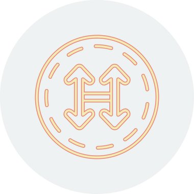 Modern simgenin vektör illüstrasyonu