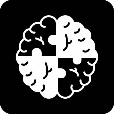 Projeniz için vektör beyin simgesi