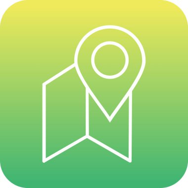 Konum simgesinin vektör illüstrasyonu