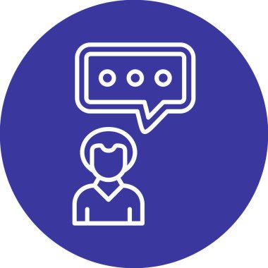 İnsan simgesinin vektör illüstrasyonu