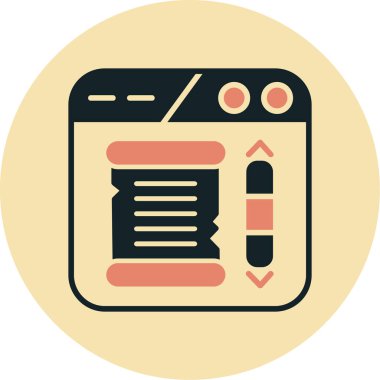 Kitap. Web simgesi basit illüstrasyon