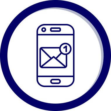 Posta simgesinin vektör illüstrasyonu